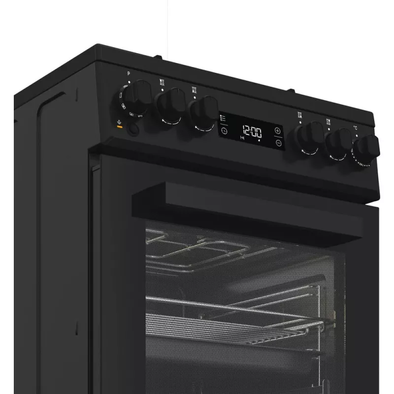 Whirlpool W5G8LMSWTB freistehender Herd Elektro Gas Schwarz