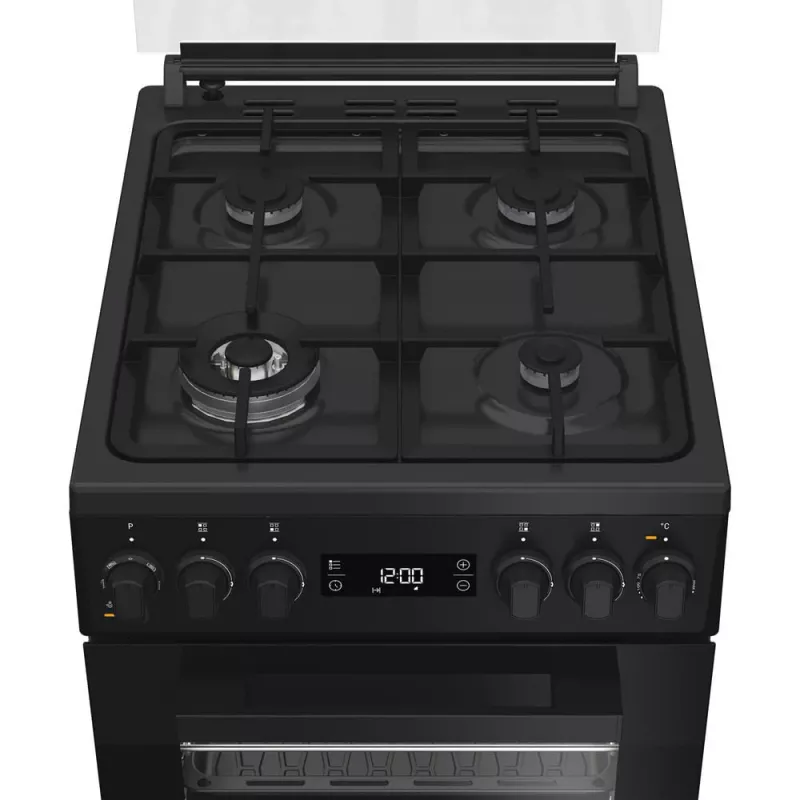 Whirlpool W5G8LMSWTB freistehender Herd Elektro Gas Schwarz