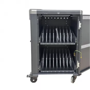 Ewent EW1703 tragbarer Geräteverwaltungswagen/-schrank Schwarz, Grau
