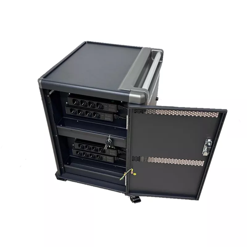 Ewent EW1703 tragbarer Geräteverwaltungswagen/-schrank Schwarz, Grau