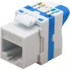 Techly CAT 6a KeyStone RJ45 Buchse UTP ungeschirmt werkzeuglos IWP-MD C6A/UROTT