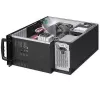 Techly Gehäuse Industrie-Rack 19/Desktop 4U Ultra Kompakt Schwarz I-CASE MP-P4HX-BLK6