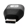 Techly USB-C Stecker auf USB-A Buchse Adapter Schwarz, USB A, USB C, Schwarz