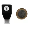 Techly USB-C Stecker auf USB-A Buchse Adapter Schwarz, USB A, USB C, Schwarz
