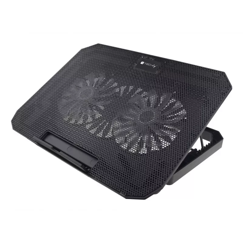 Techly ICOOL-CP11TY Laptop-Ständer Schwarz 43,2 cm (17 Zoll)