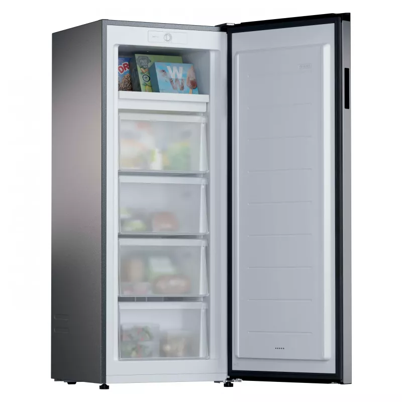 Candy CNUQ2L513EX Gefrierschrank Freistehend 169 L Edelstahl
