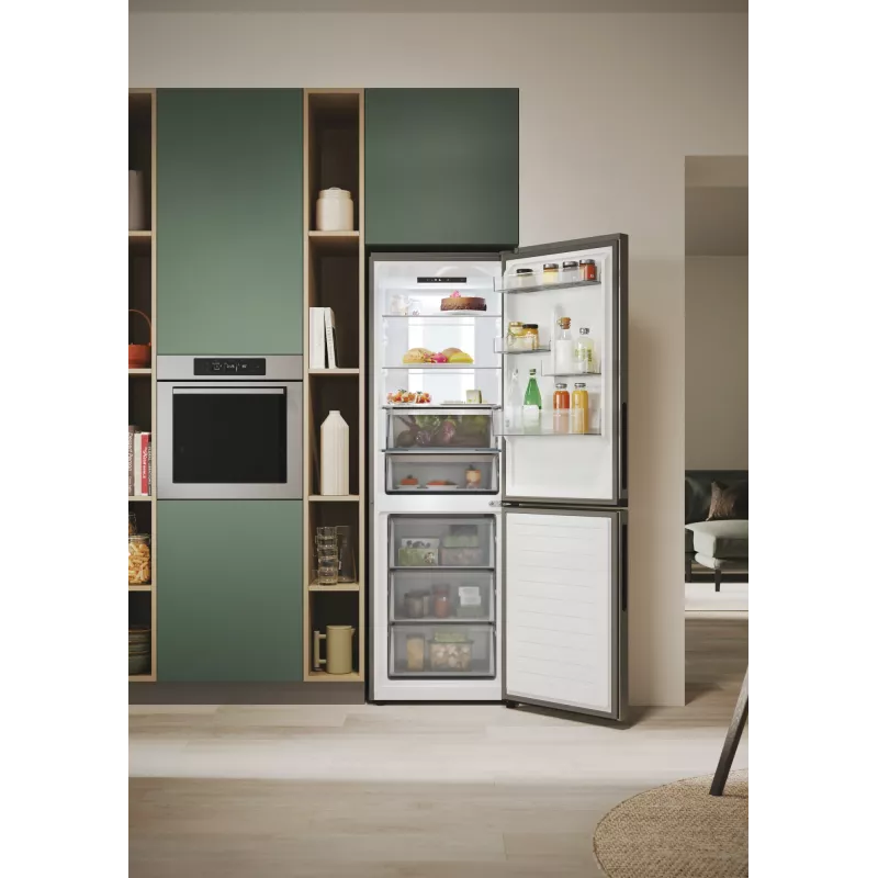 Candy ECN4CQTEX186 Freistehend 355 L Edelstahl