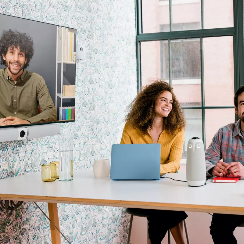 Owl Labs Meeting Owl 3 + Owl Bar Videokonferenzsystem 16 MP Gruppen-Videokonferenzsystem