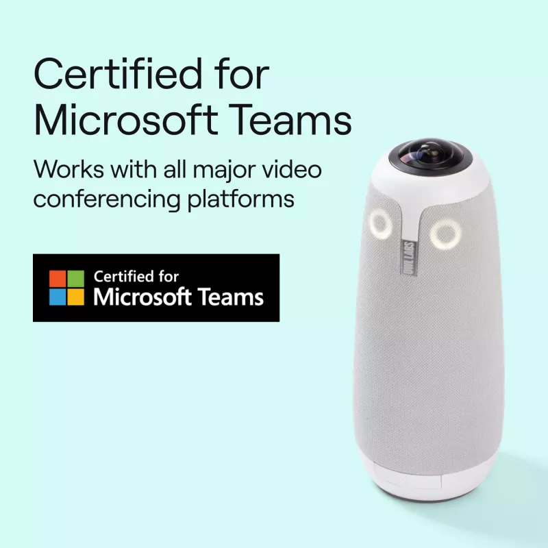 Owl Labs Meeting Owl 3 + Owl Bar Videokonferenzsystem 16 MP Gruppen-Videokonferenzsystem