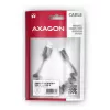 Axagon Daten- und Ladekabel USB 2.0 Länge 1,1 m. 3A. Schwarz gewendelt. USB-Kabel USB A USB C