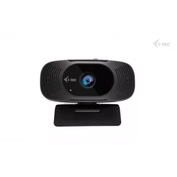 Webcam i-tec SOLOMON 300 4K, USB, 3840×2160, 8,29 MP, Clip-Halterung, schwarz