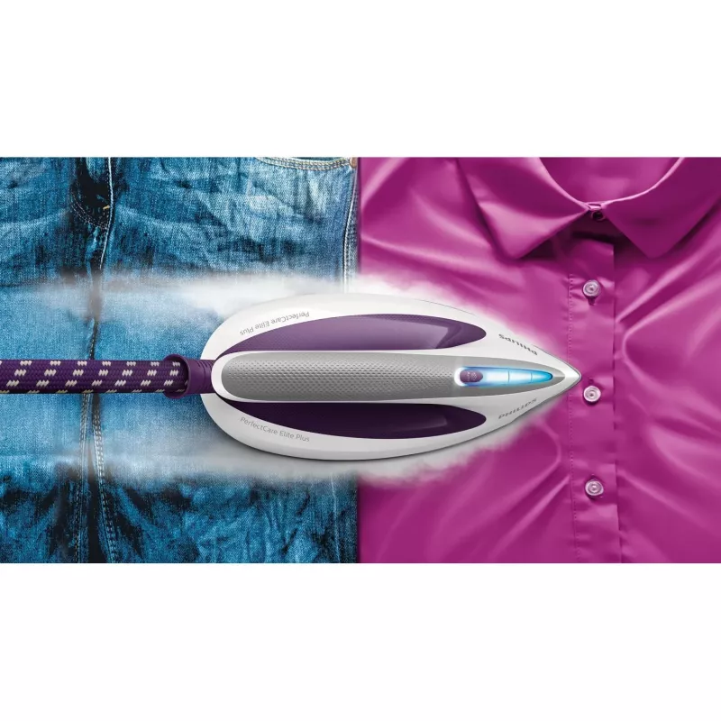 Dampfbügelstation Philips GC9660/30 — 1,8 l Wassertank, 7,5 bar Druck, 520 g/min Boost, T-ionicGlide-Bügelsohle