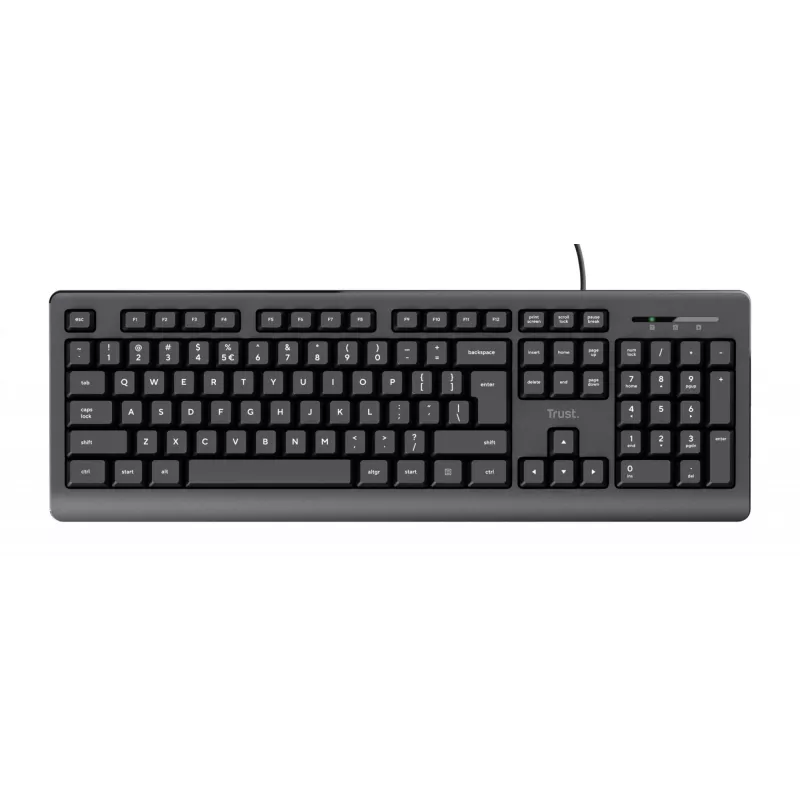 Trust TK-150 Tastatur Universal USB QWERTY Schwarz