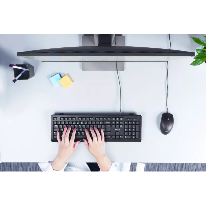Trust TK-150 Tastatur Universal USB QWERTY Schwarz