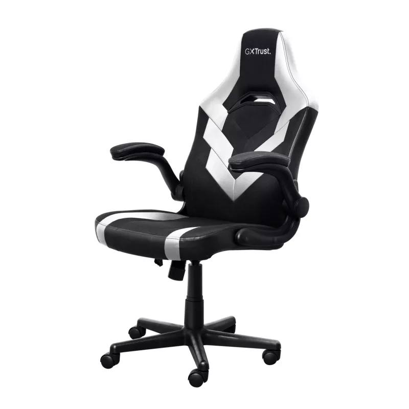 Universal-Gaming-Stuhl Trust GXT 703W RIYE Schwarz Weiß 140 kg