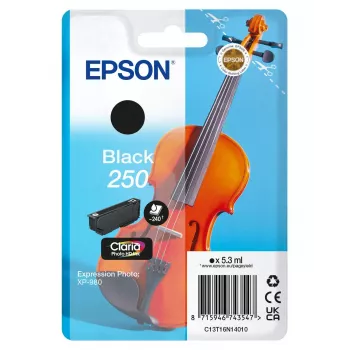 Epson 250 Violin Claria Photo HD Tintenpatrone 1 Stk. Original Schwarz