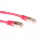 ACT Red 1 Meter LSZH SFTP CAT6 Patchkabel mit RJ45-Steckern