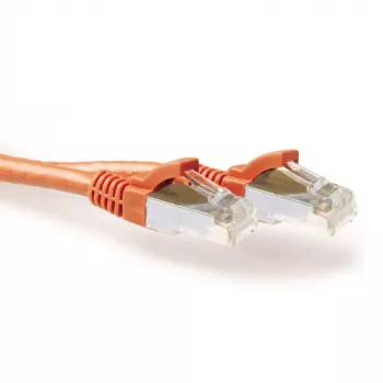 ACT Orange 20 Meter LSZH SFTP CAT6A Patchkabel, rastnasenfrei, mit RJ45-Steckern