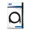 ACT Schwarz 0.9 Meter U/UTP CAT6 Patchkabel mit RJ45-Steckern