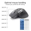 ACT AC5147 kabellose Maus, Bluetooth/USB, Silent Click, 4800 DPI, grau