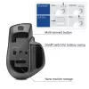ACT AC5147 kabellose Maus, Bluetooth/USB, Silent Click, 4800 DPI, grau