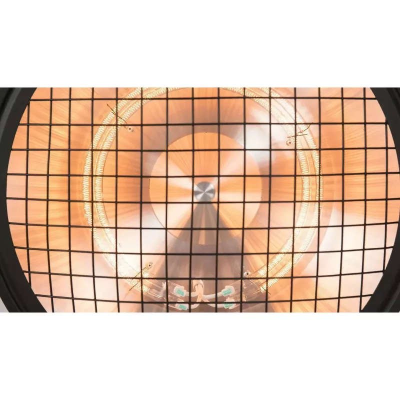 Halogen-Elektroheizgerät Sunred Indus Indoor Schwarz, Braun
