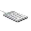 R-Go Tools Ziffernblock R-Go Numpad Break, ergonomischer Ziffernblock mit Pausensoftware, kabelgebunden, weiß