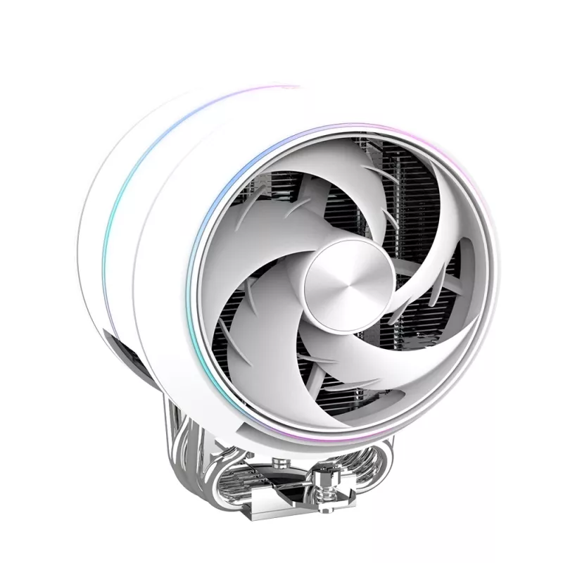 CPU-Kühler ZALMAN ZET5 WHITE mit 120-mm-Lüfter und RGB-Beleuchtung