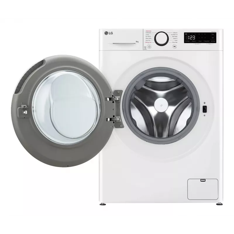LG F2WR508S0W Waschmaschine Frontlader 8 kg 1160 U/min Schwarz, Weiß