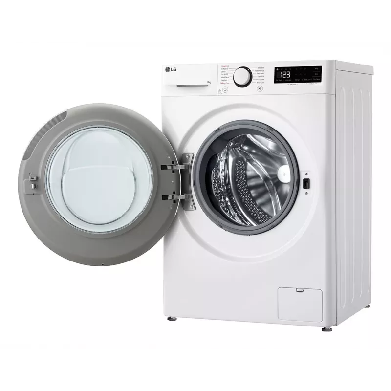 LG F2WR508S0W Waschmaschine Frontlader 8 kg 1160 U/min Schwarz, Weiß