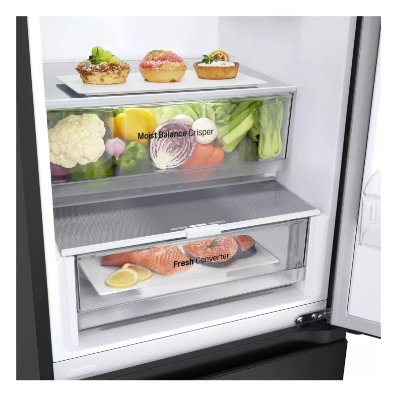 LG GBV3100EEP Freistehend 344 L Schwarz