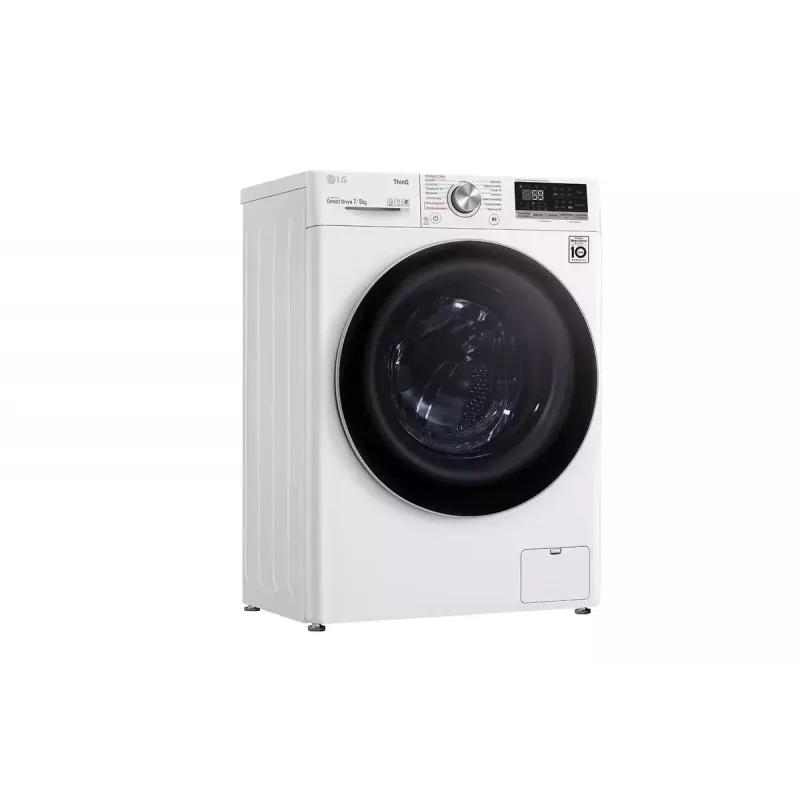 LG F2DV5S7S1E Waschtrockner freistehend Frontlader Weiß