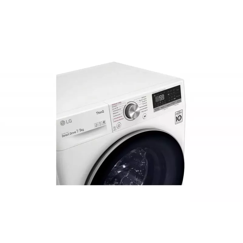 LG F2DV5S7S1E Waschtrockner freistehend Frontlader Weiß