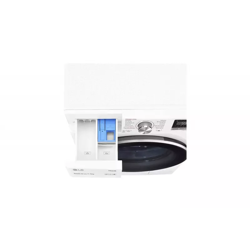 LG F2DV5S7S1E Waschtrockner freistehend Frontlader Weiß