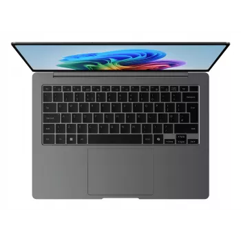 Samsung NP940XHAA-EXP Intel Core Ultra 7 256V Laptop 35,6 cm (14 Zoll) Touchscreen 16 GB LPDDR5x-SDRAM 512 GB SSD Wi-Fi 7 (802.11be) Windows 11 Home Deutsch Grau