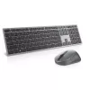 DELL Pro Plus Tastatur und Maus - KM7321W - UK (QWERTY), Full-Size (100%), Kabellos, RF Wireless + Bluetooth, QWERTY, Grau, Titan, Maus inklusive