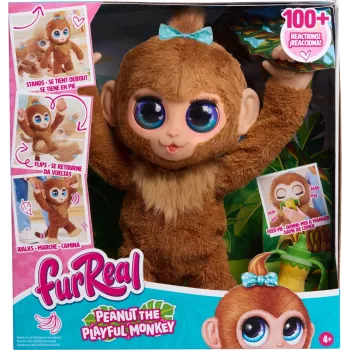 FurReal Peanut der verspielte Affe, Junge/Mädchen, 4 Jahre FurReal Peanut der verspielte Affe. Produktfarbe: Mehrfarbig