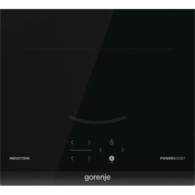 Gorenje Induktionskochfeld GI3201BC, Schwarz, Einbau, 30 cm, Zonen-Induktionskochfeld, Glaskeramik, 2 Zone(n)