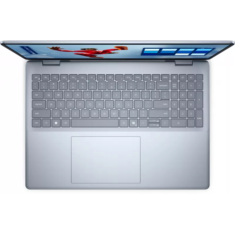 Laptop Dell 16 Plus DB16250 — Intel Core Ultra 9 288V, 16 Zoll Quad HD+ Touchscreen, 32 GB RAM, 1 TB SSD, Windows 11 Pro, Blau