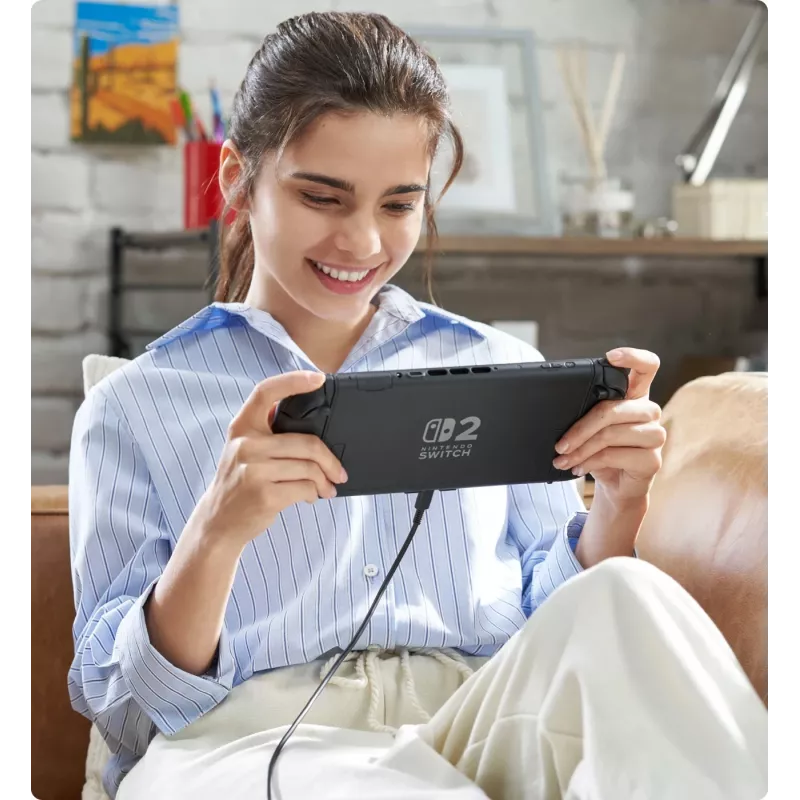 Nintendo Switch 2 + Mario Kart World tragbare Spielkonsole 20,1 cm (7,9″) 256 GB Touchscreen Wi-Fi Schwarz