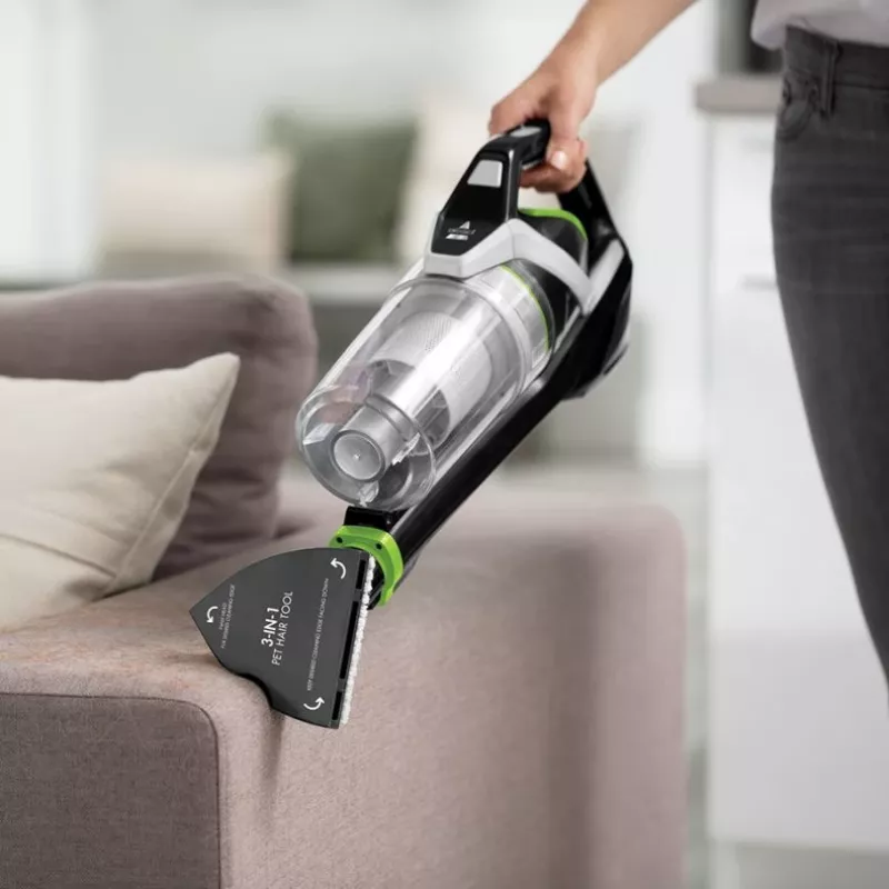 Bissell Multireach Active 3‐in‐1 Tierhaar-Polsterdüse, Polsterdüse, Handstaubsauger, Schwarz, Bissell, MultiReach Active 21V, 140 mm