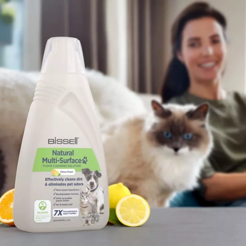 Bissell Natural Mehrflächen-Bodenreiniger für Haustierverschmutzungen, 1000 ml