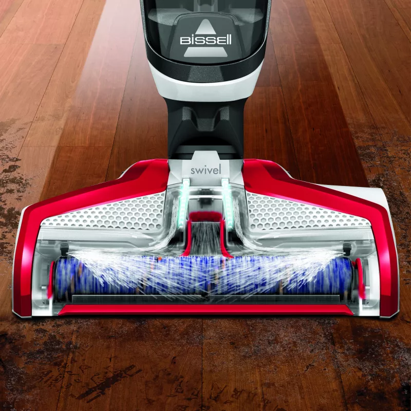 Bissell CrossWave Essential Stielstaubsauger AC Trocken&Nass Beutellos 0 L 560 W Rot, Weiß