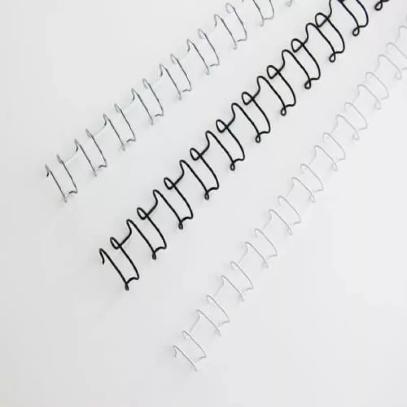 GBC Bindedrähte MultiBind 8 mm, Silber, 130 Blatt, A4, 187 mm, 88 mm, 100 Stück