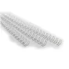GBC Binderinge MultiBind 14mm, Silber, 130 Blatt, A4, 307 mm, 137 mm, 100 Stk.