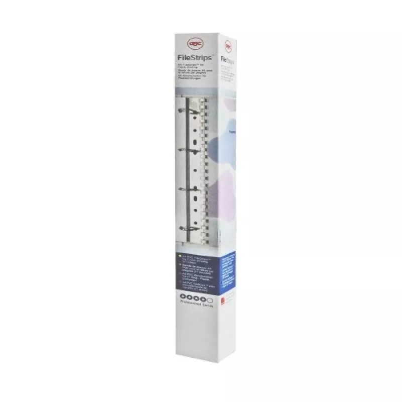 GBC FileStrips PVC Abheftstreifen WireBind und ClickBind, A4, transparent (100 Stück)