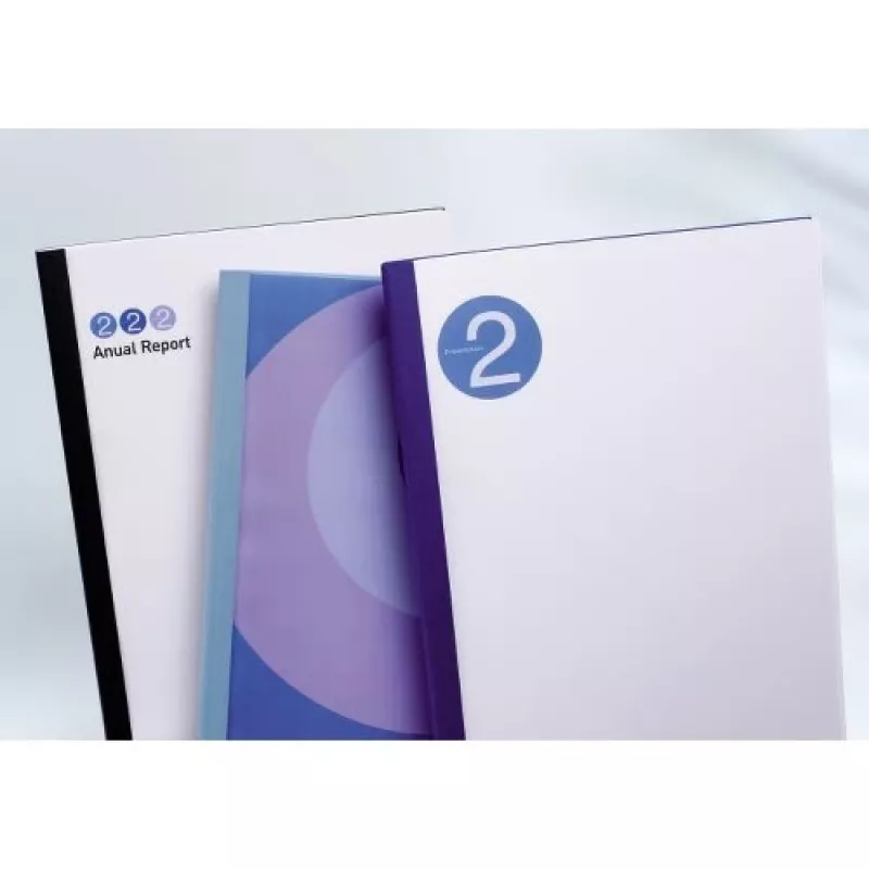 GBC LinenWeave Thermo-Bindemappen 3 mm Blau (100), A4, PVC, Blau, 30 Blatt, 100 Stk.
