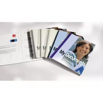 GBC CombBind PVC-Hefstreifen (100), Weiß, Polyvinylchlorid, 237 g, 100 Stück, Ägypten