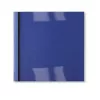 GBC Thermo-Umschlag Ledernarbung A4 1,5 mm, A4, Karton, Blau, Transparent, Matt, 15 Blatt, 1,5 mm