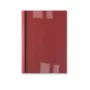 GBC LeatherGrain ThermaBind-Deckblätter 1,5 mm Rot (100), A4, PVC, Rot, Transparent, Matt, 15 Blatt, 1,5 mm